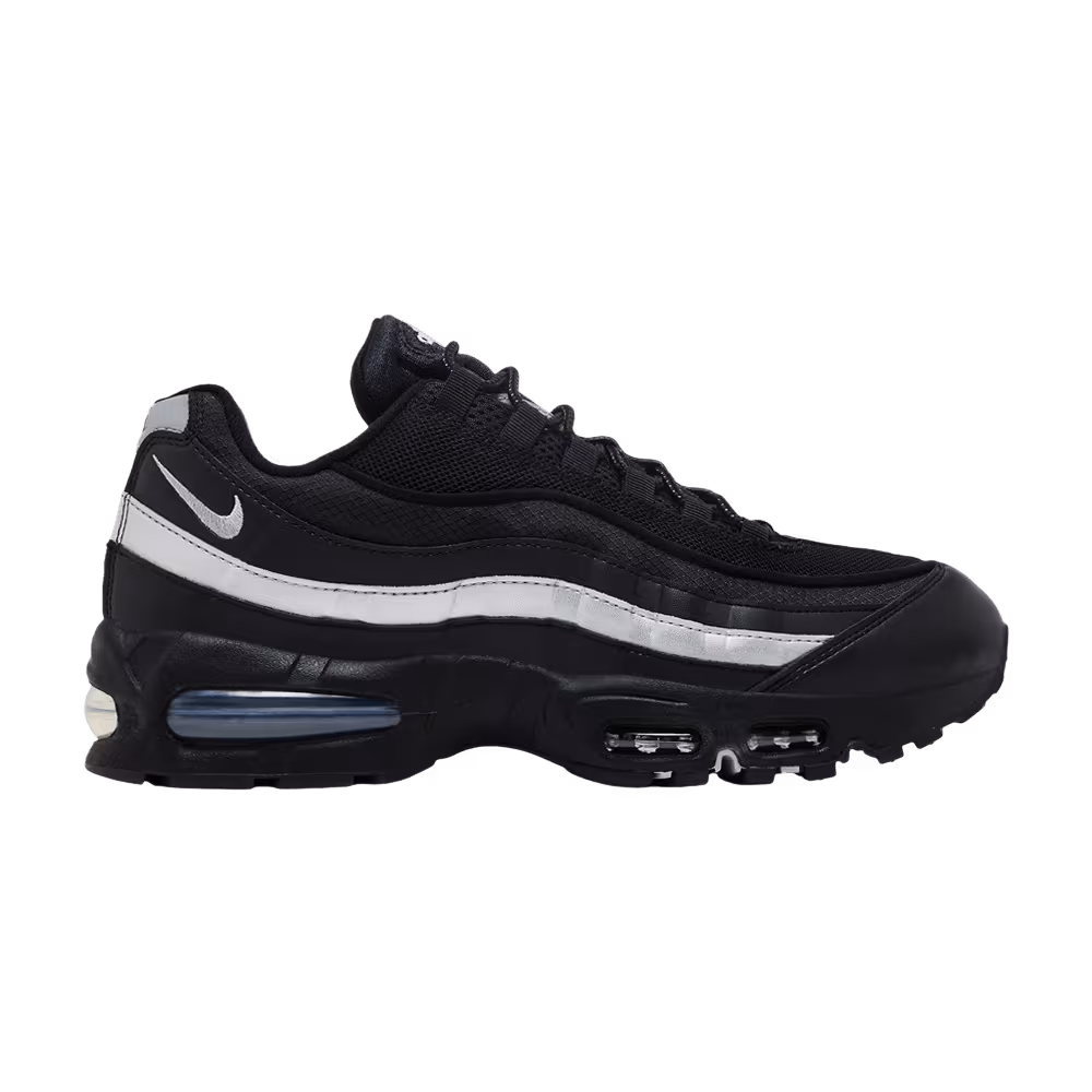 Nike Air Max 95 Big Bubble - Black Metallic Silver