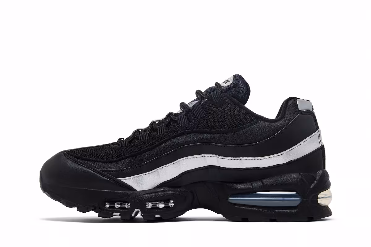 Nike Air Max 95 Big Bubble - Black Metallic Silver, view 4