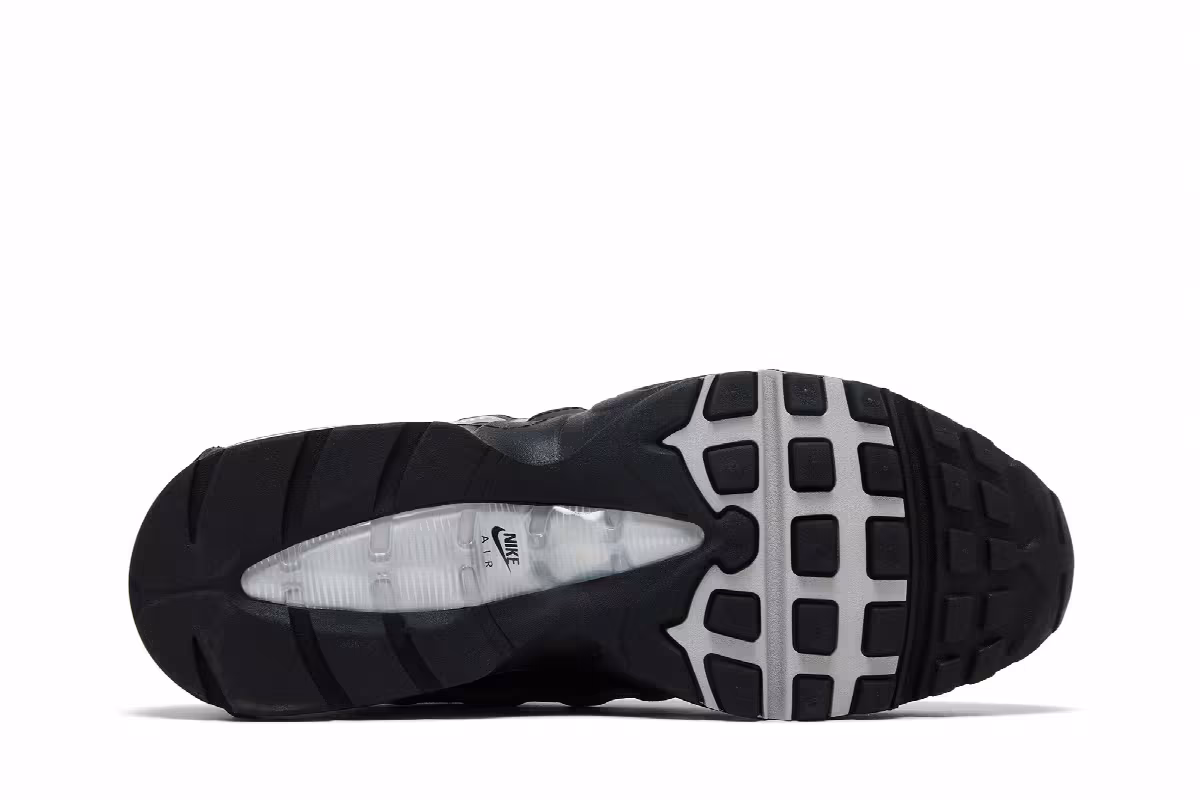 Nike Air Max 95 Big Bubble - Black Metallic Silver, view 5