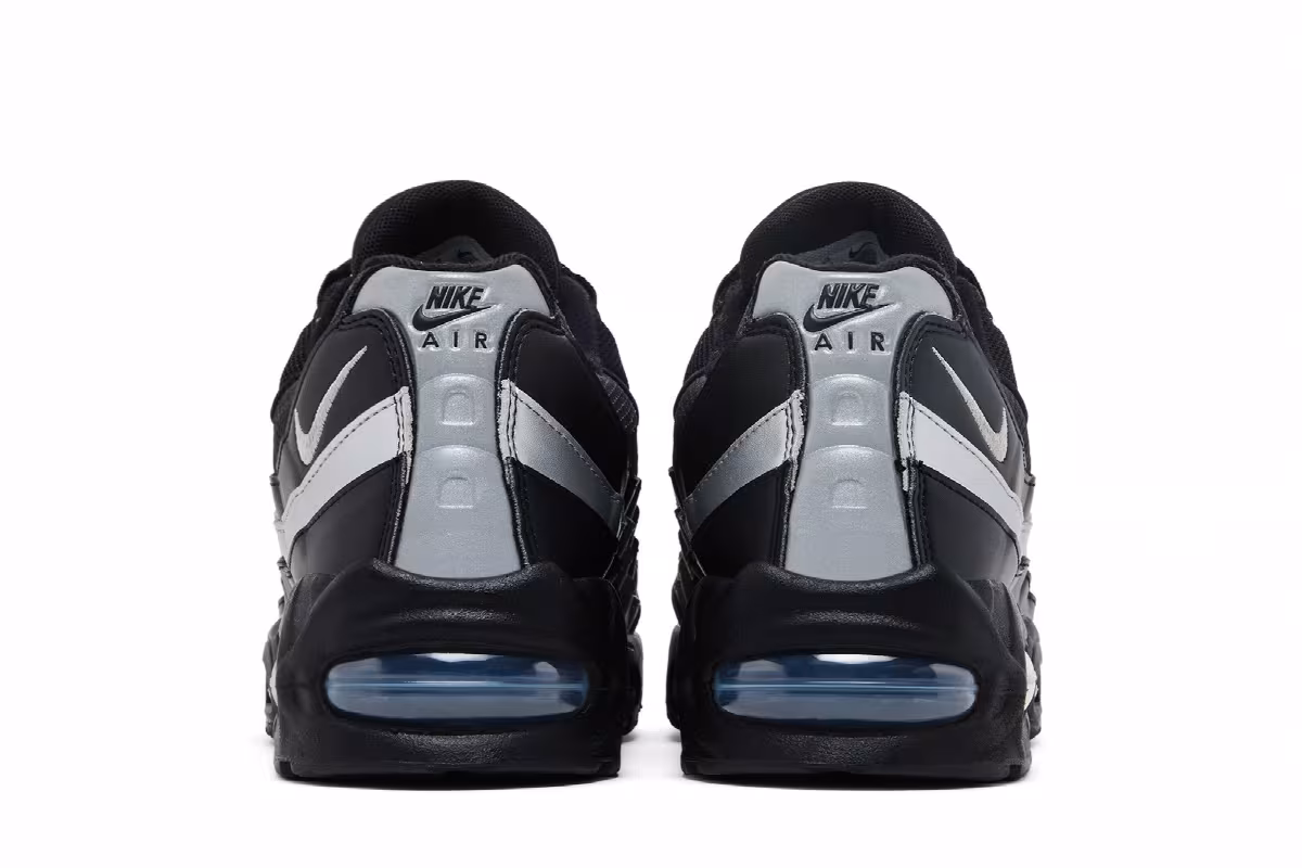 Nike Air Max 95 Big Bubble - Black Metallic Silver, view 7