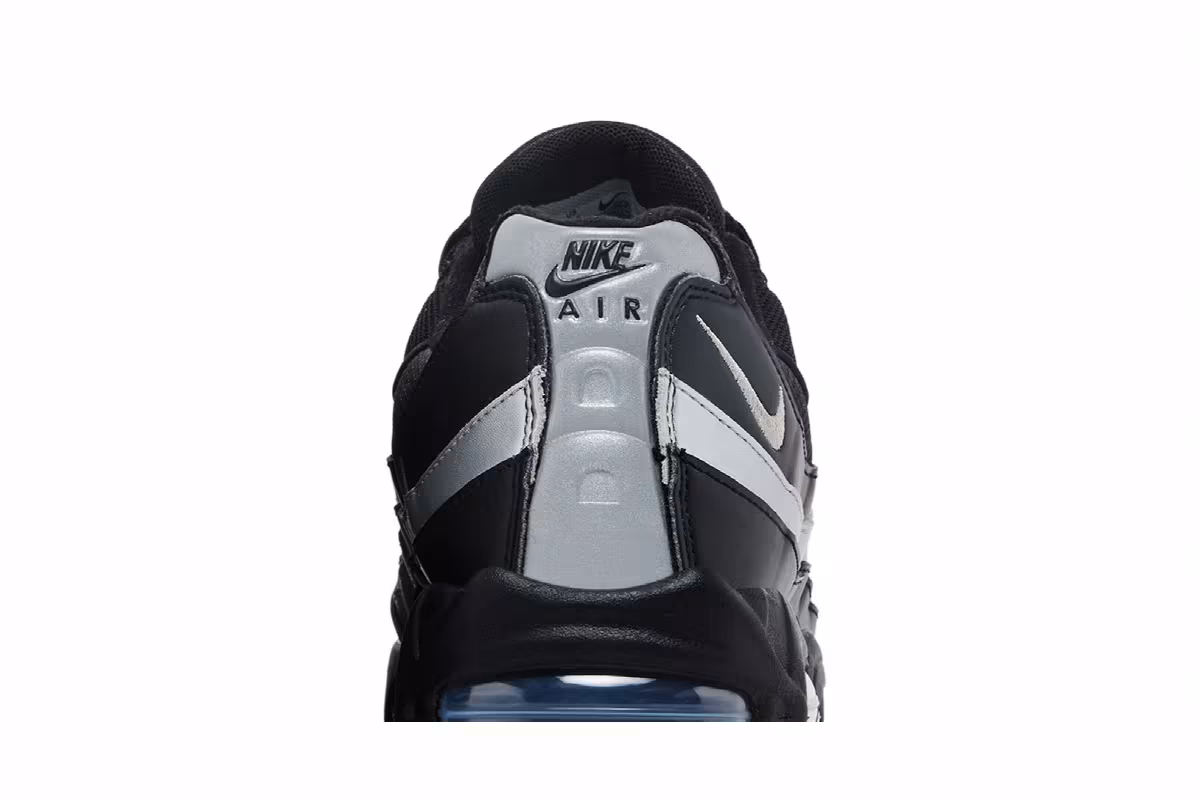 Nike Air Max 95 Big Bubble - Black Metallic Silver, view 8