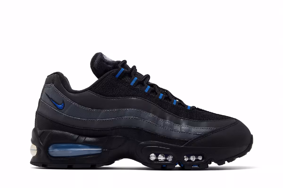 Nike Air Max 95 Big Bubble - Black Game Royal, view 2