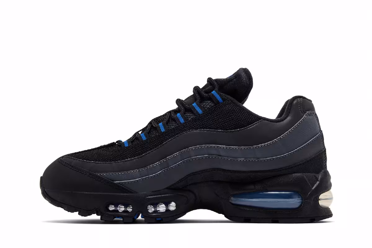 Nike Air Max 95 Big Bubble - Black Game Royal, view 4