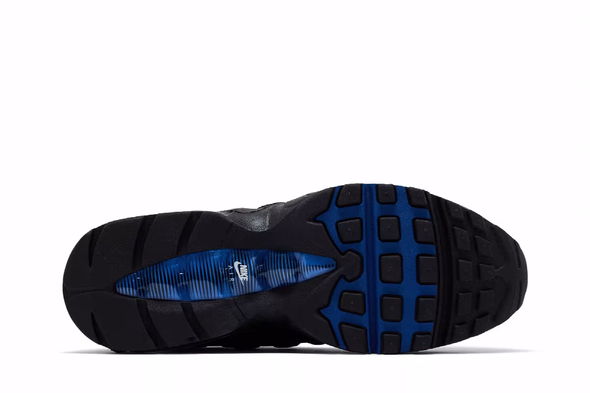 Nike Air Max 95 Big Bubble - Black Game Royal, view 5