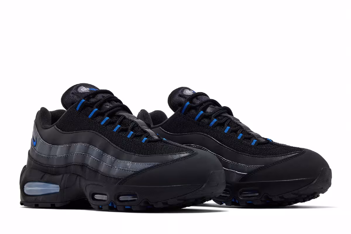 Nike Air Max 95 Big Bubble - Black Game Royal, view 9