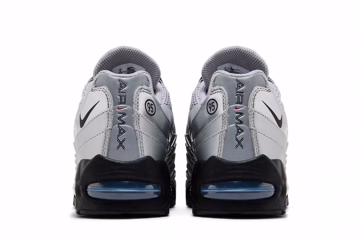 Nike Air Max 95 SE Big Bubble - Total 90 Metallic Silver, view 7