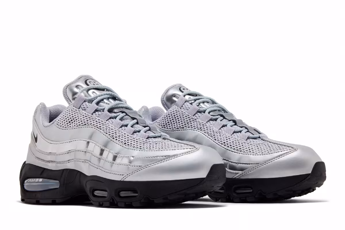 Nike Air Max 95 SE Big Bubble - Total 90 Metallic Silver, view 9