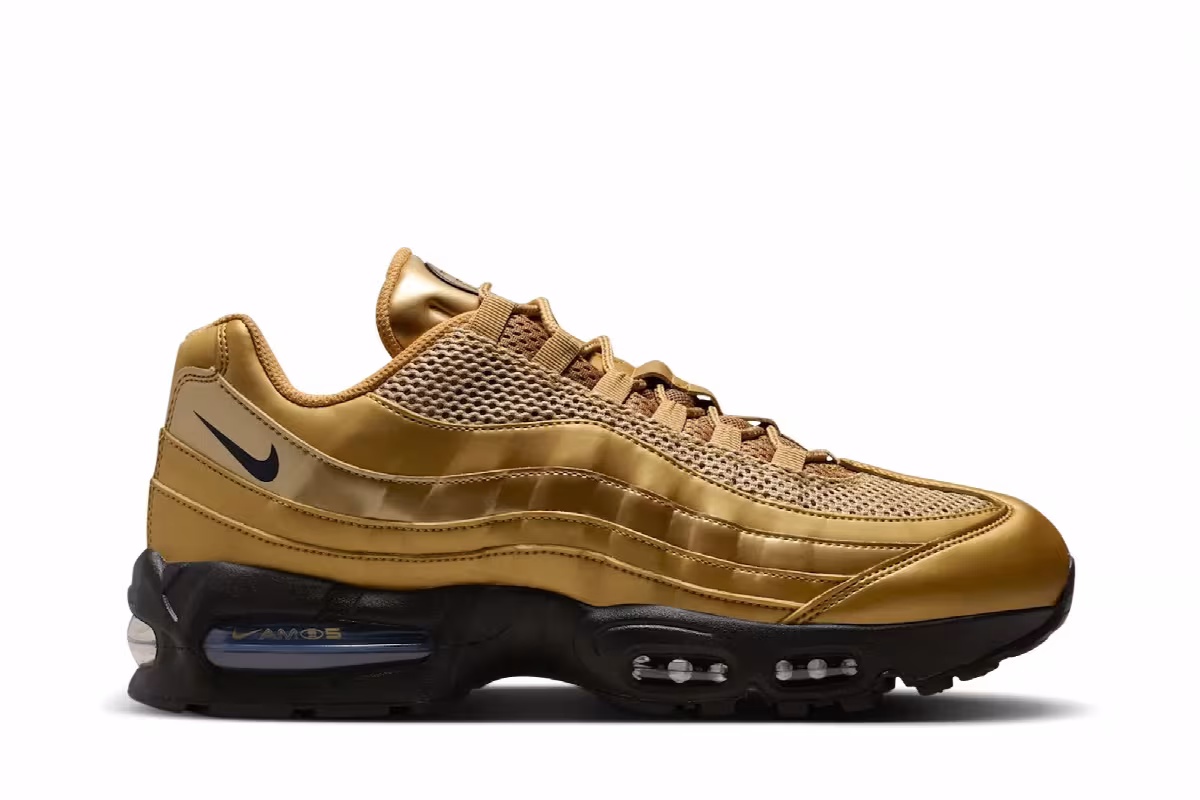 Nike Air Max 95 Big Bubble - Metallic Gold, view 2