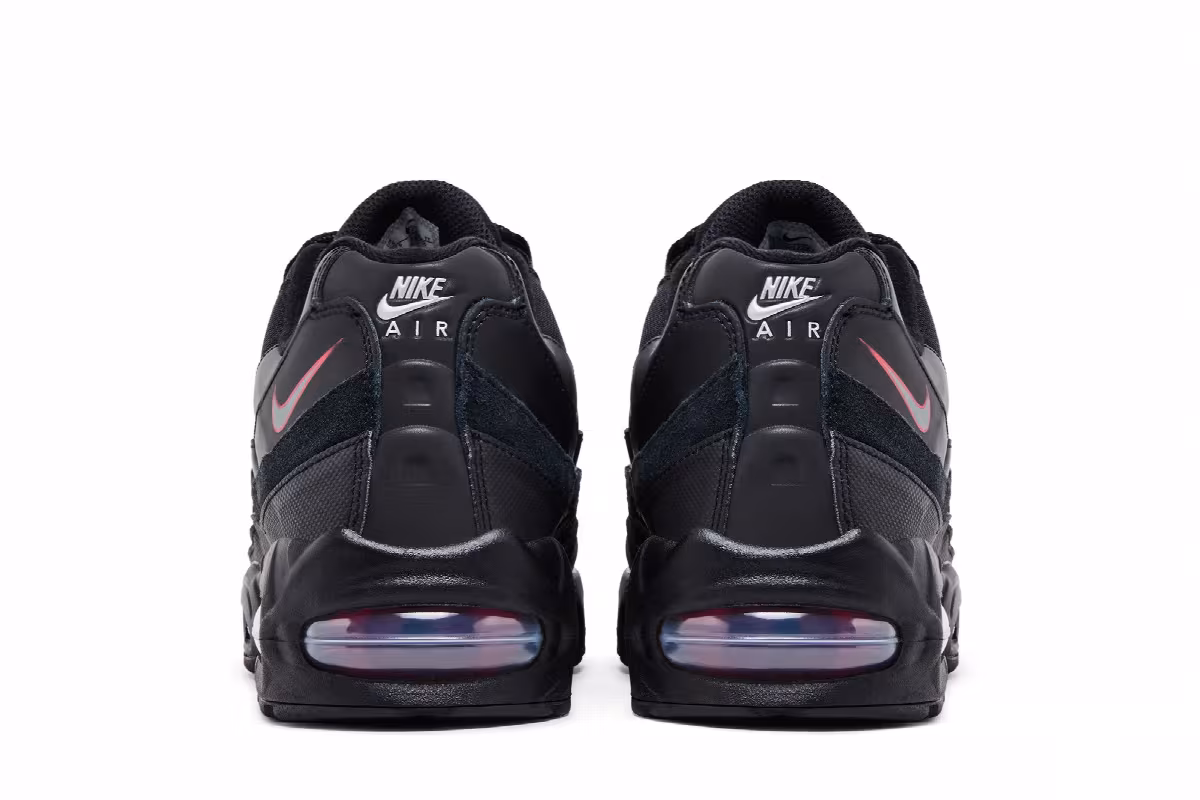 Nike Air Max 95 Big Bubble - Black University Red, view 7