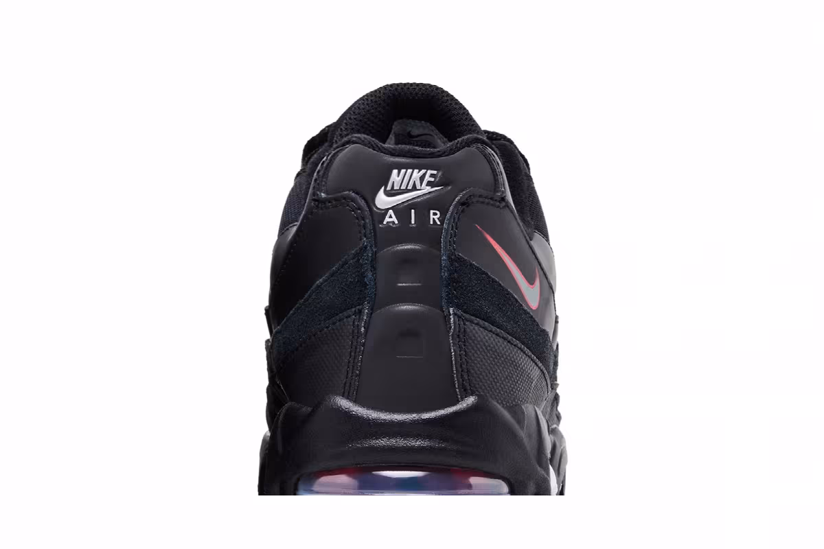 Nike Air Max 95 Big Bubble - Black University Red, view 8