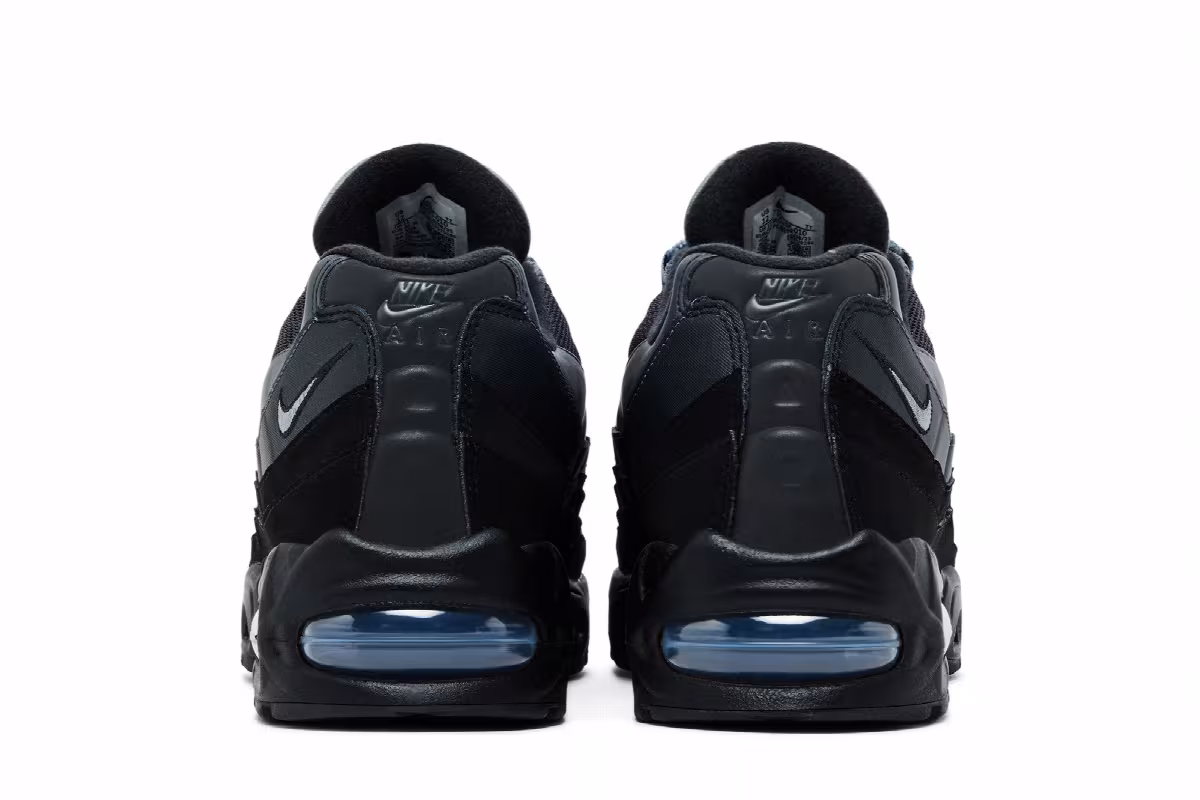 Nike Air Max 95 Black Metallic Silver, view 7