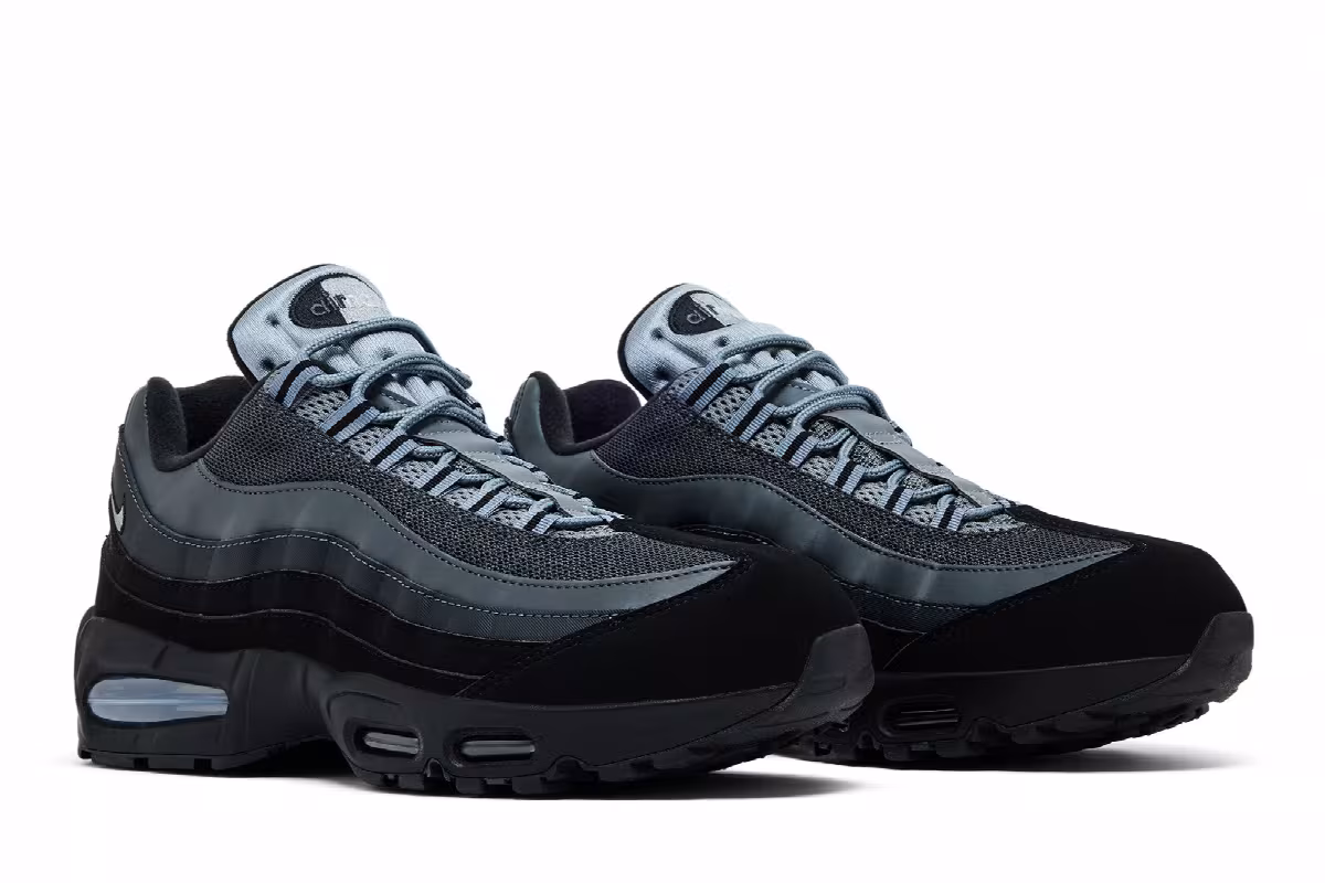 Nike Air Max 95 Black Metallic Silver, view 9