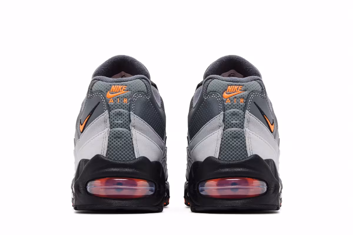 Nike Air Max 95 Big Bubble Black - Total Orange, view 7