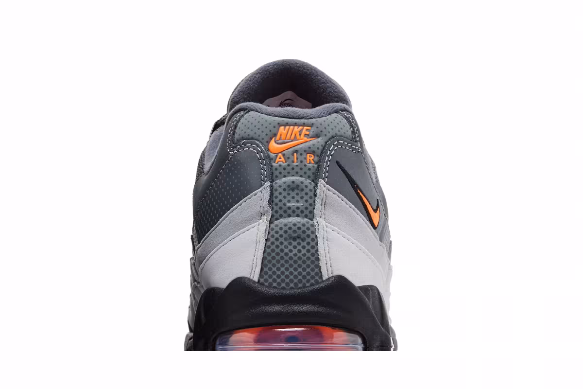 Nike Air Max 95 Big Bubble Black - Total Orange, view 8