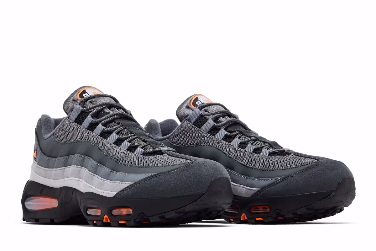 Nike Air Max 95 Big Bubble Black - Total Orange, view 9