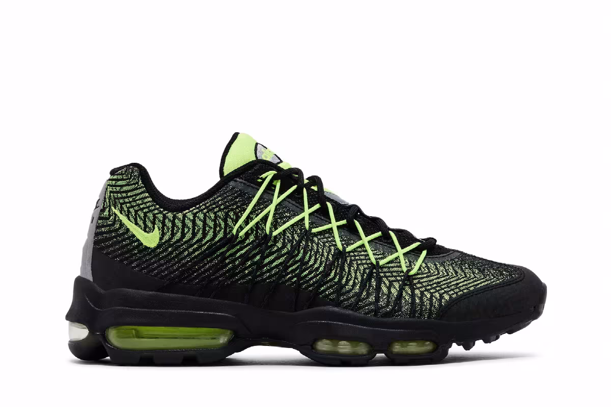 Nike Air Max 95 Ultra Jacquard Black Volt, view 2