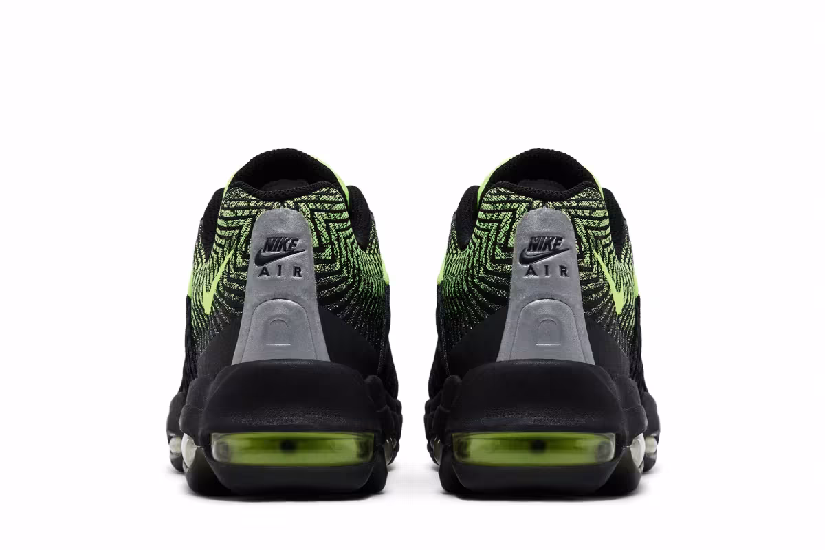 Nike Air Max 95 Ultra Jacquard Black Volt, view 7