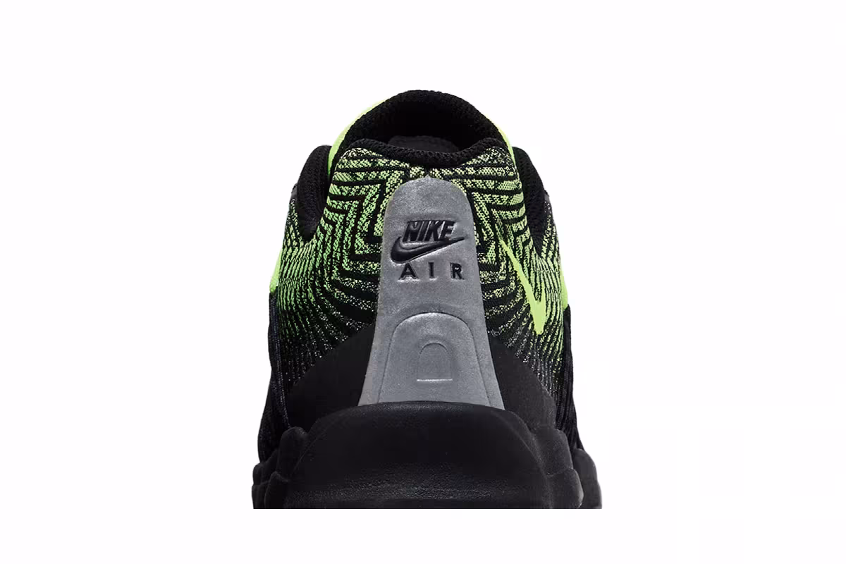 Nike Air Max 95 Ultra Jacquard Black Volt, view 8