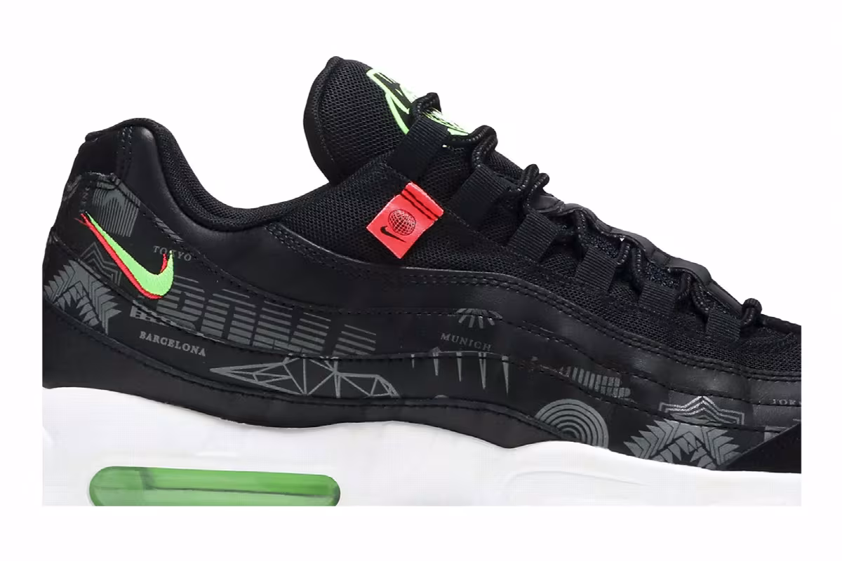 Nike Air Max 95 Worldwide - Black, view 3
