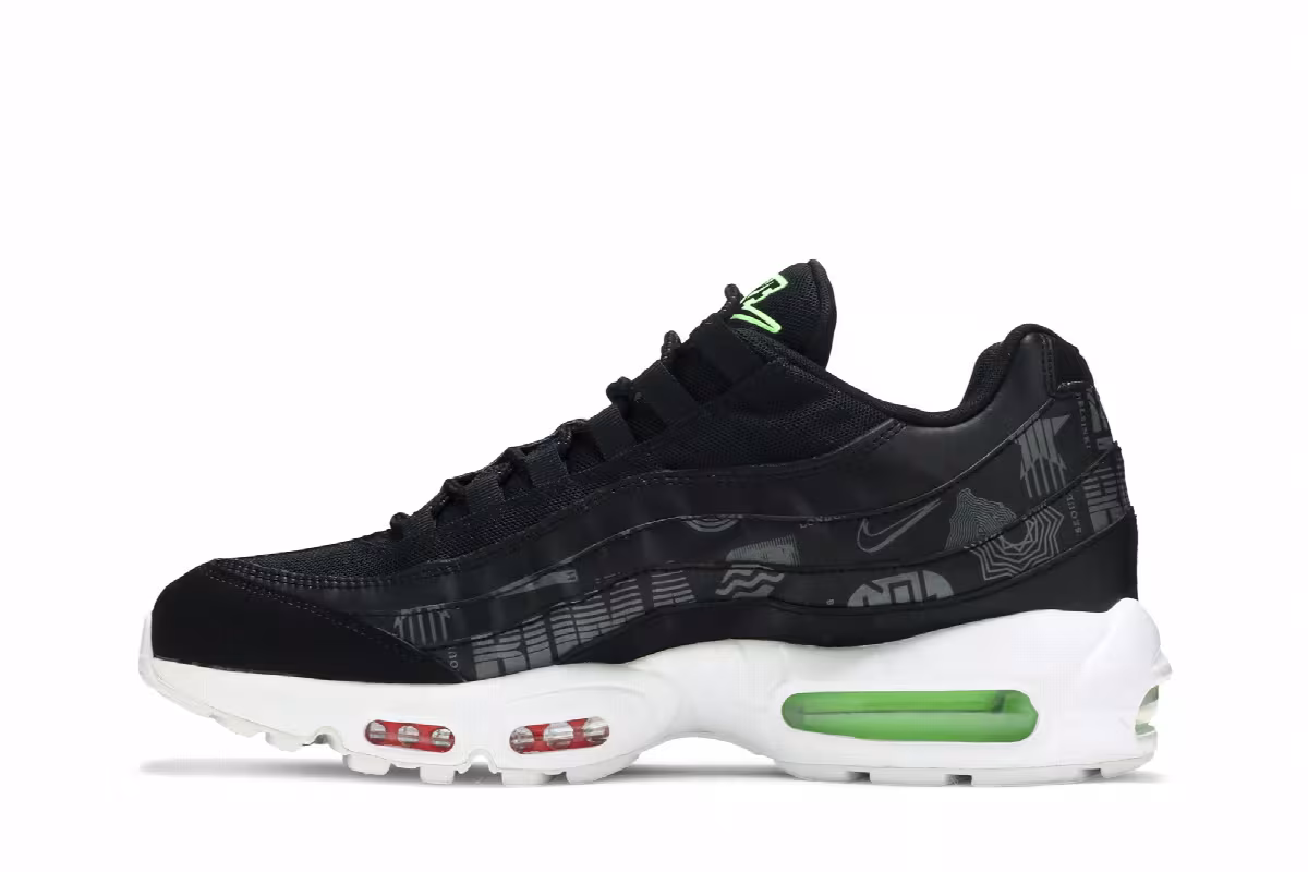 Nike Air Max 95 Worldwide - Black, view 4
