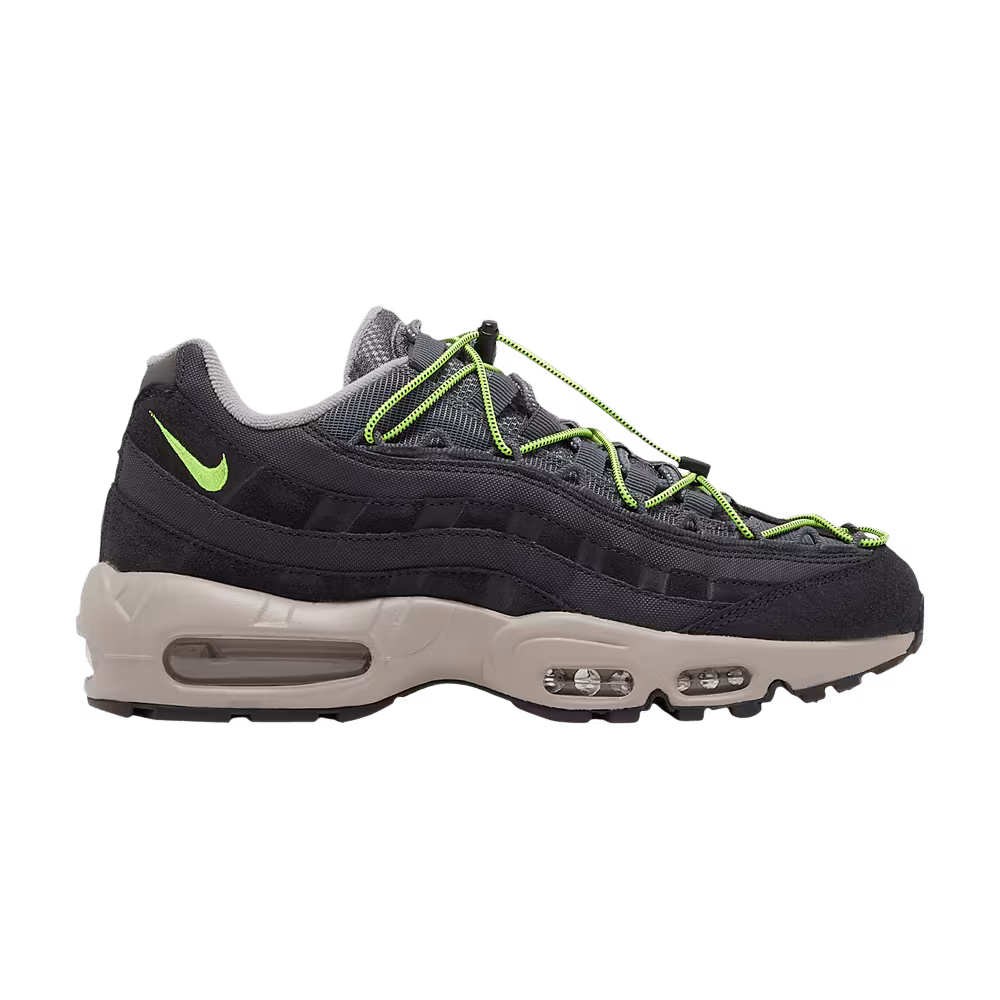 Nike Air Max 95 Speed Lacing - Off Noir Volt