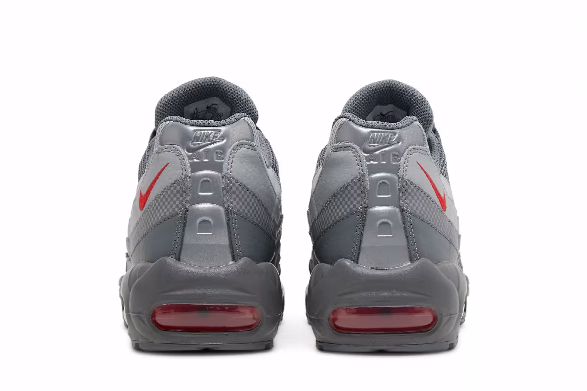 Nike Air Max 95 Essential Smoke Grey University Red, view 7