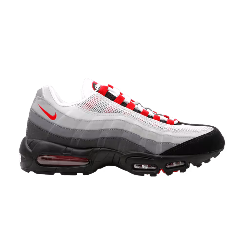 Nike Air Max 95 White Sport Red Grey 2009