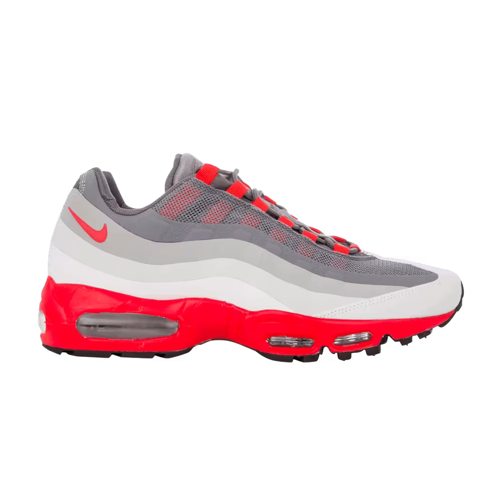 Nike Air Max 95 No Sew Dark Grey Chilling Red