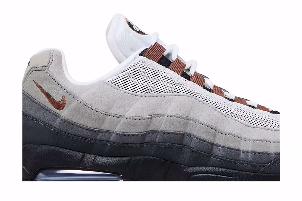 Nike Women's Air Max 95 OG Big Bubble - Fauna Brown, view 3