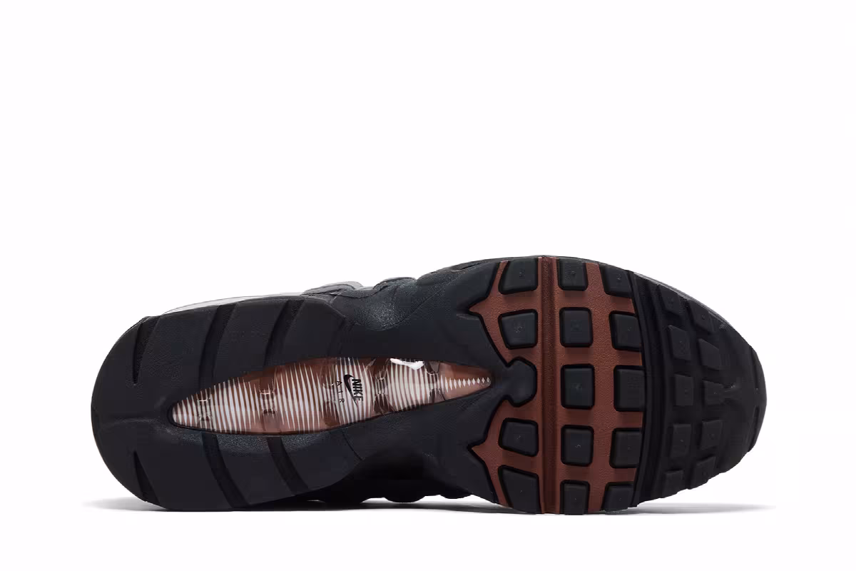 Nike Women's Air Max 95 OG Big Bubble - Fauna Brown, view 5