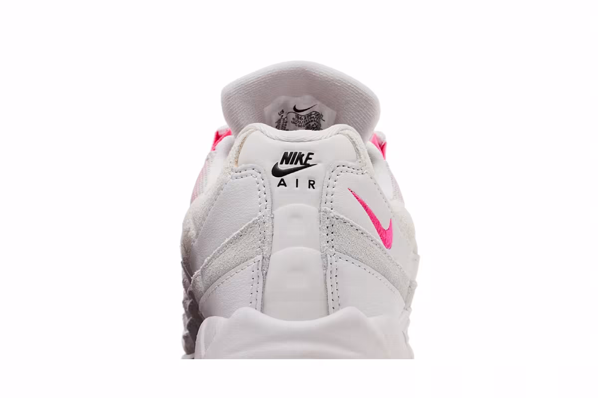 Nike Women's Air Max 95 OG Vast Grey Hyper Pink, view 8
