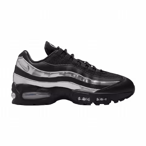 Nike Wmns Air Max 95 'Big Bubble - Black Metallic Silver'