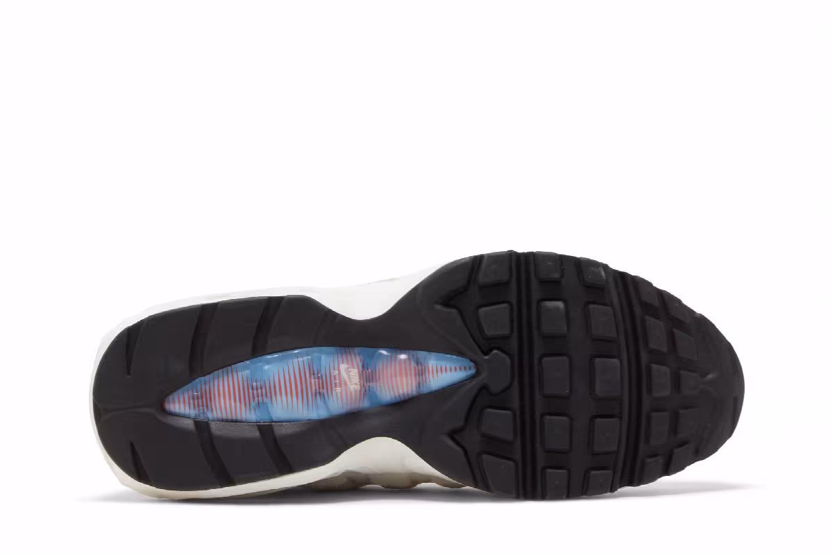 Nike Women's Air Max 95 Summit White University Blue, view 5