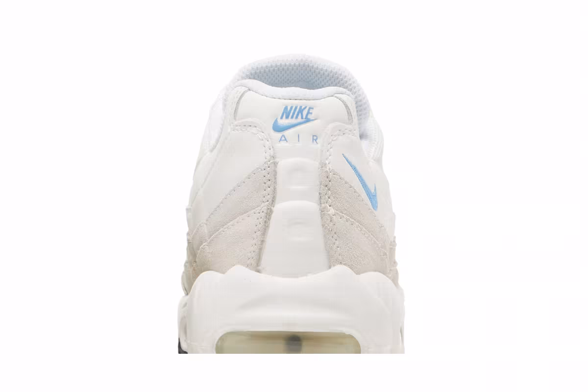 Nike Women's Air Max 95 Summit White University Blue, view 8