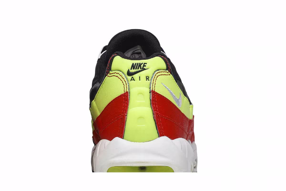 Nike Women's Air Max 95 Neon Red, view 8