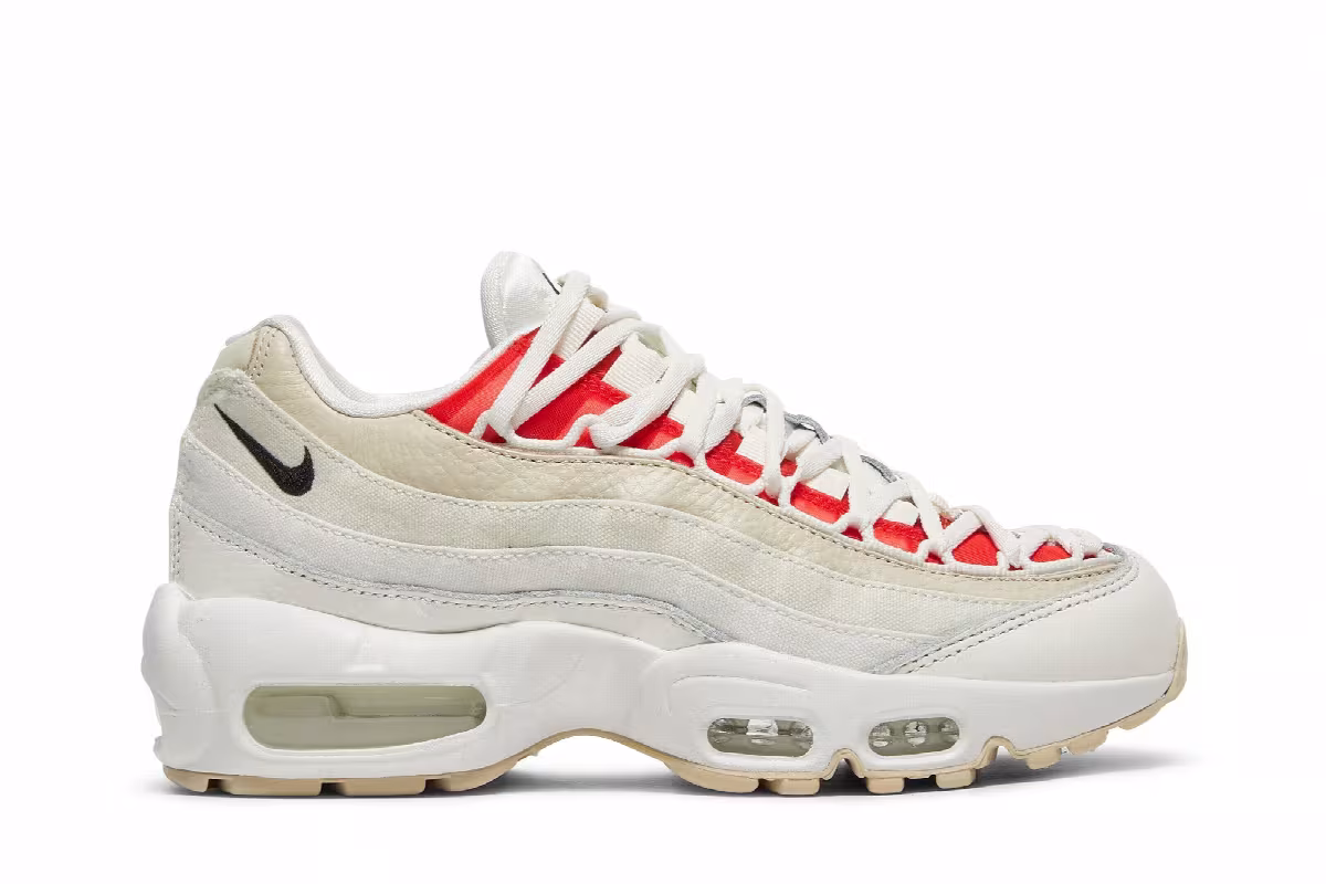 Nike Women's Air Max 95 Double Lace - Sail, view 2