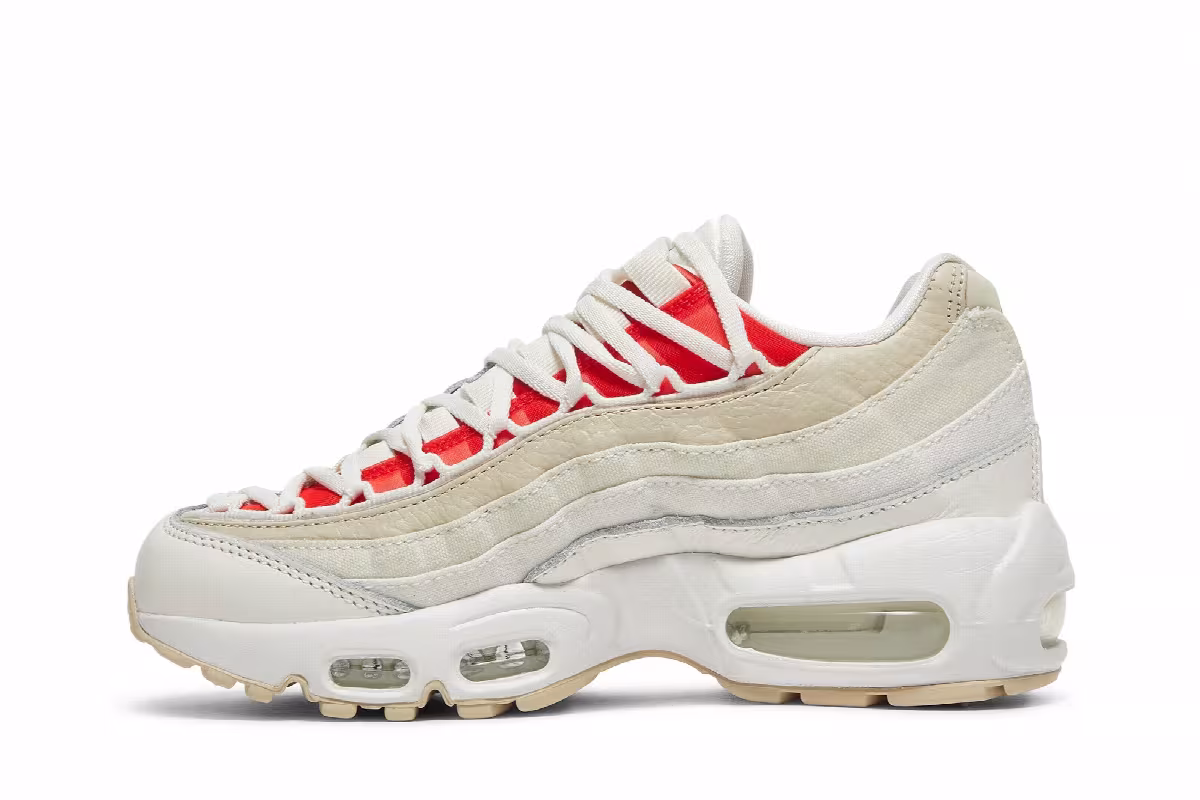 Nike Women's Air Max 95 Double Lace - Sail, view 4