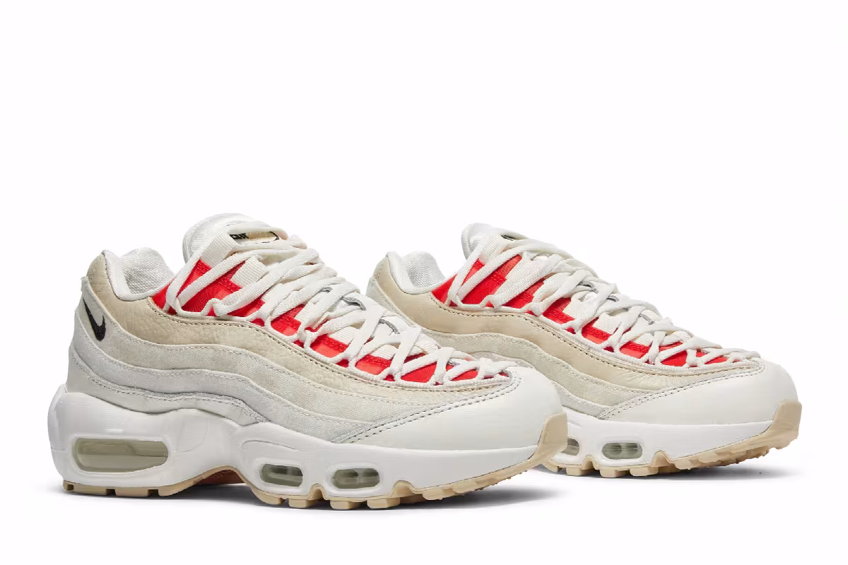 Nike Women's Air Max 95 Double Lace - Sail, view 9