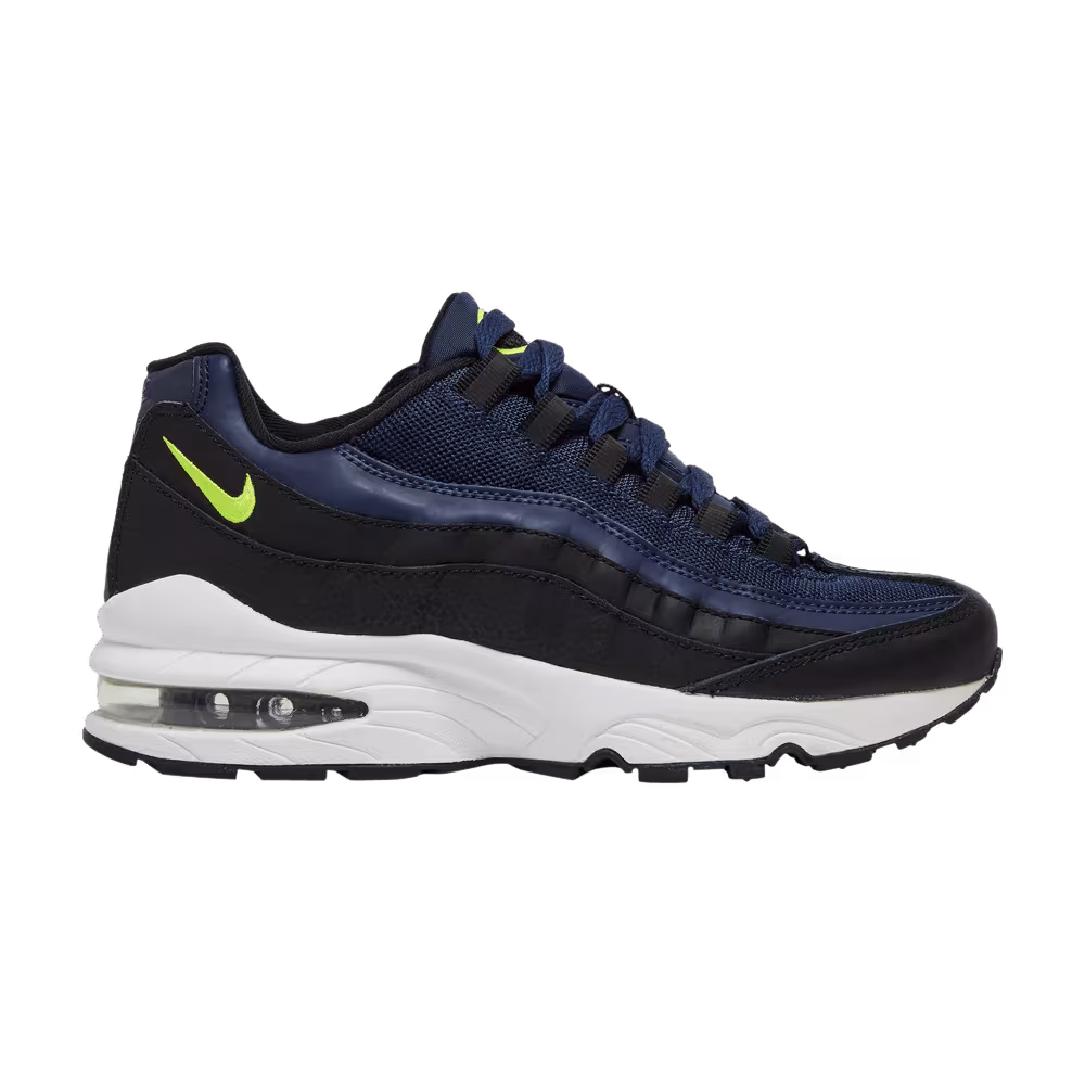 Nike Air Max 95 GS Midnight Navy Lemon Venom