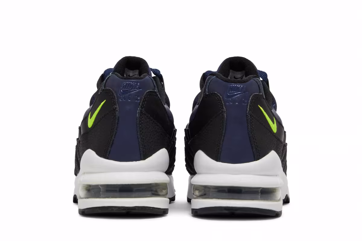 Nike Air Max 95 GS Midnight Navy Lemon Venom, view 7