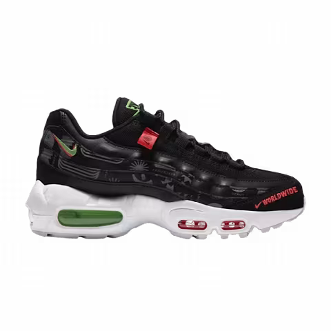 Nike Air Max 95 Recraft SE GS 'Worldwide - Black'
