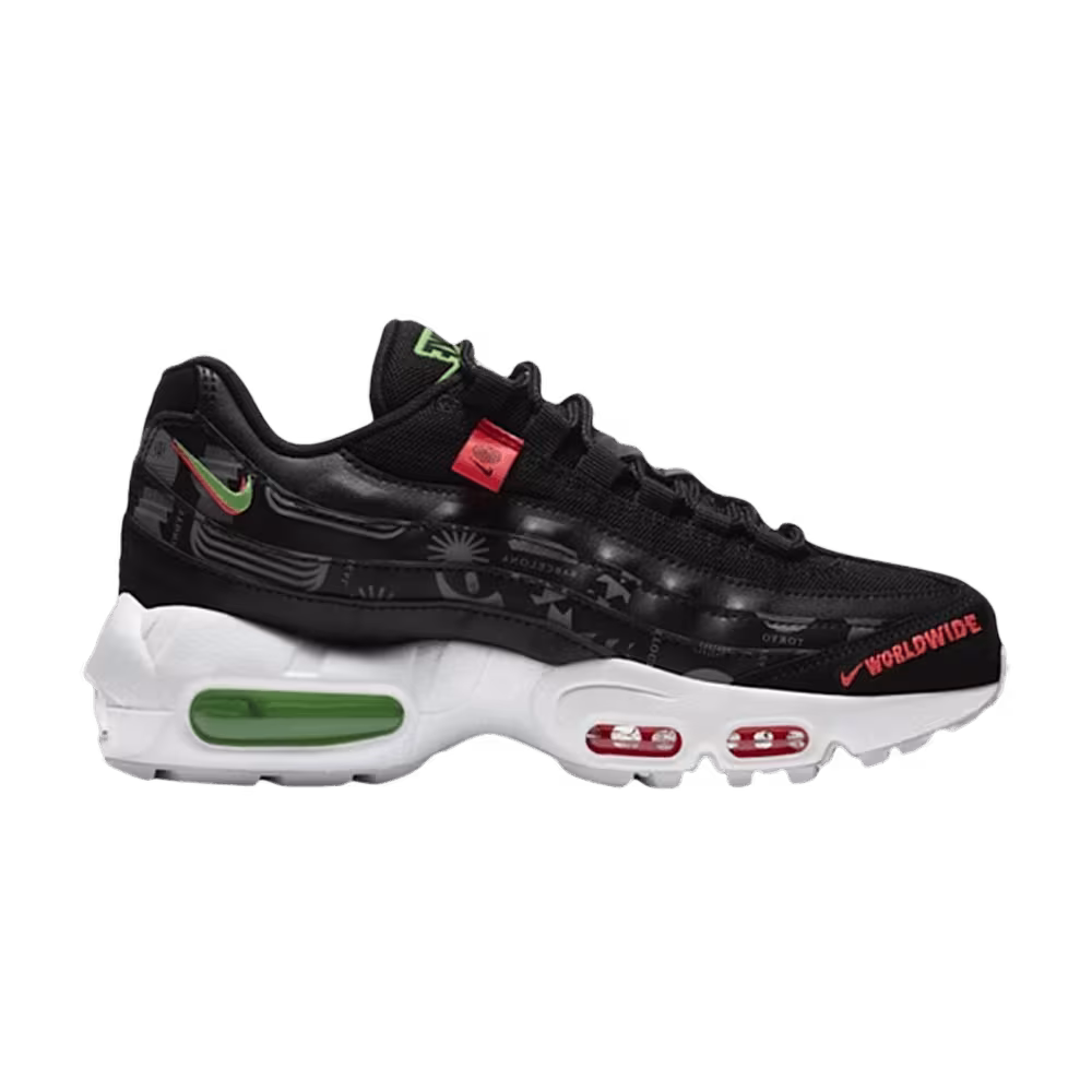 Nike Air Max 95 Recraft SE GS Worldwide - Black