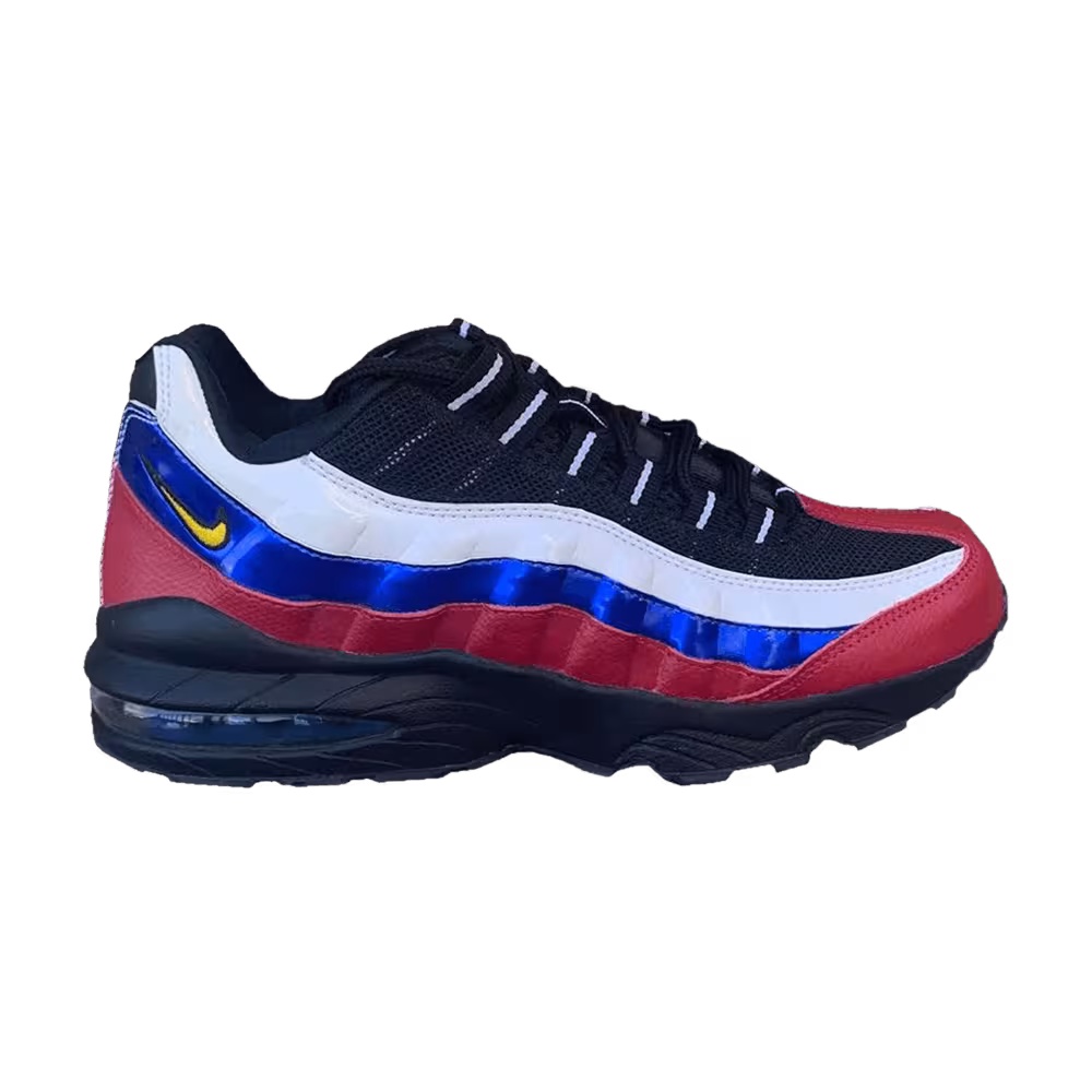 Nike Air Max 95 GS Black Varsity Red Maize