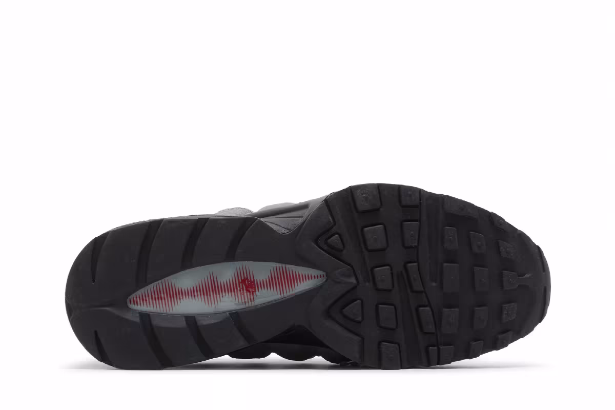 Nike Air Max 95 GS Particle Grey Red, view 5