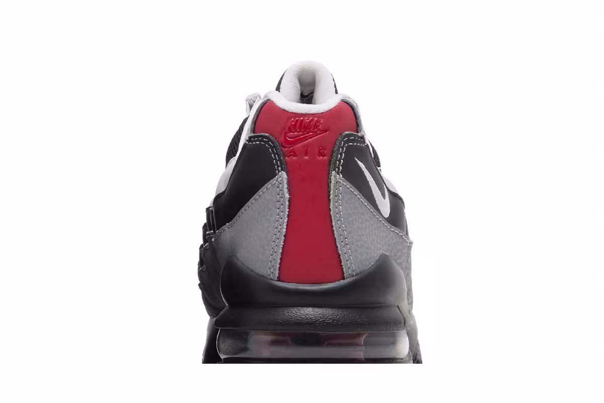 Nike Air Max 95 GS Particle Grey Red, view 8