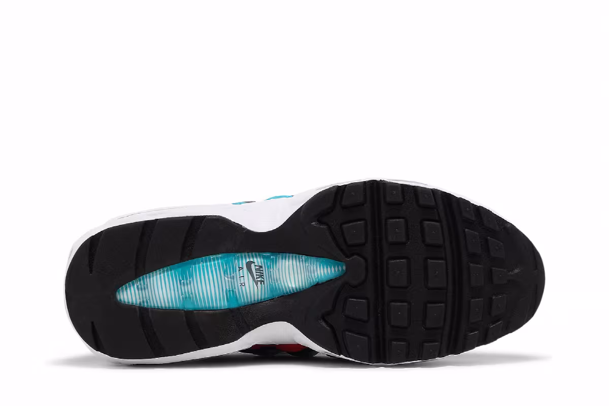 Nike Air Max 95 Recraft GS White Chlorine Blue, view 5