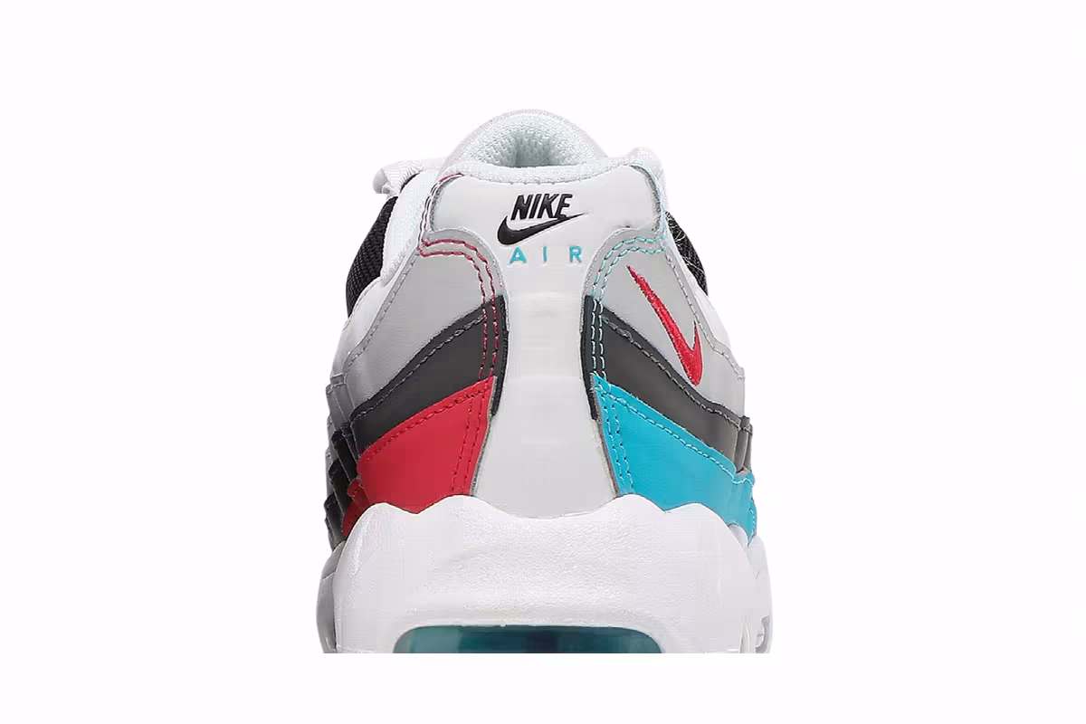 Nike Air Max 95 Recraft GS White Chlorine Blue, view 8