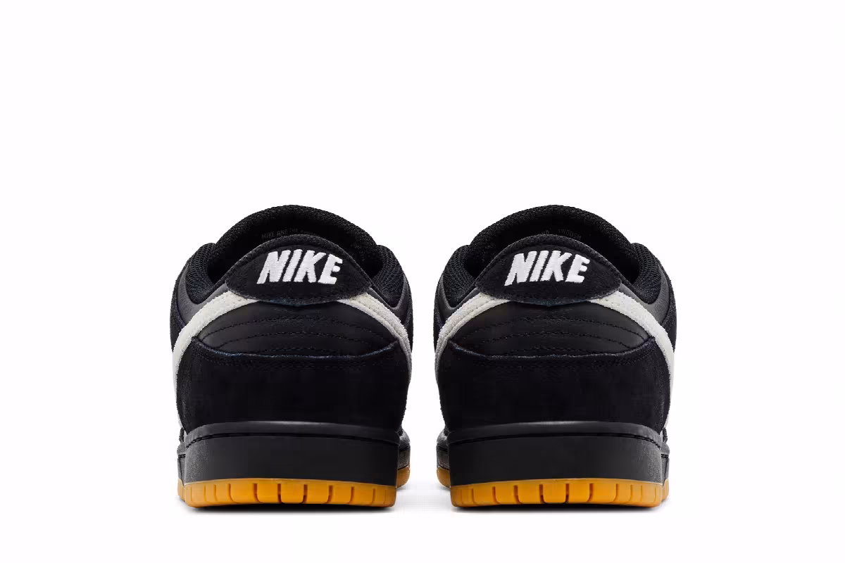 Nike Dunk Low Pro SB Black White Gum, view 7
