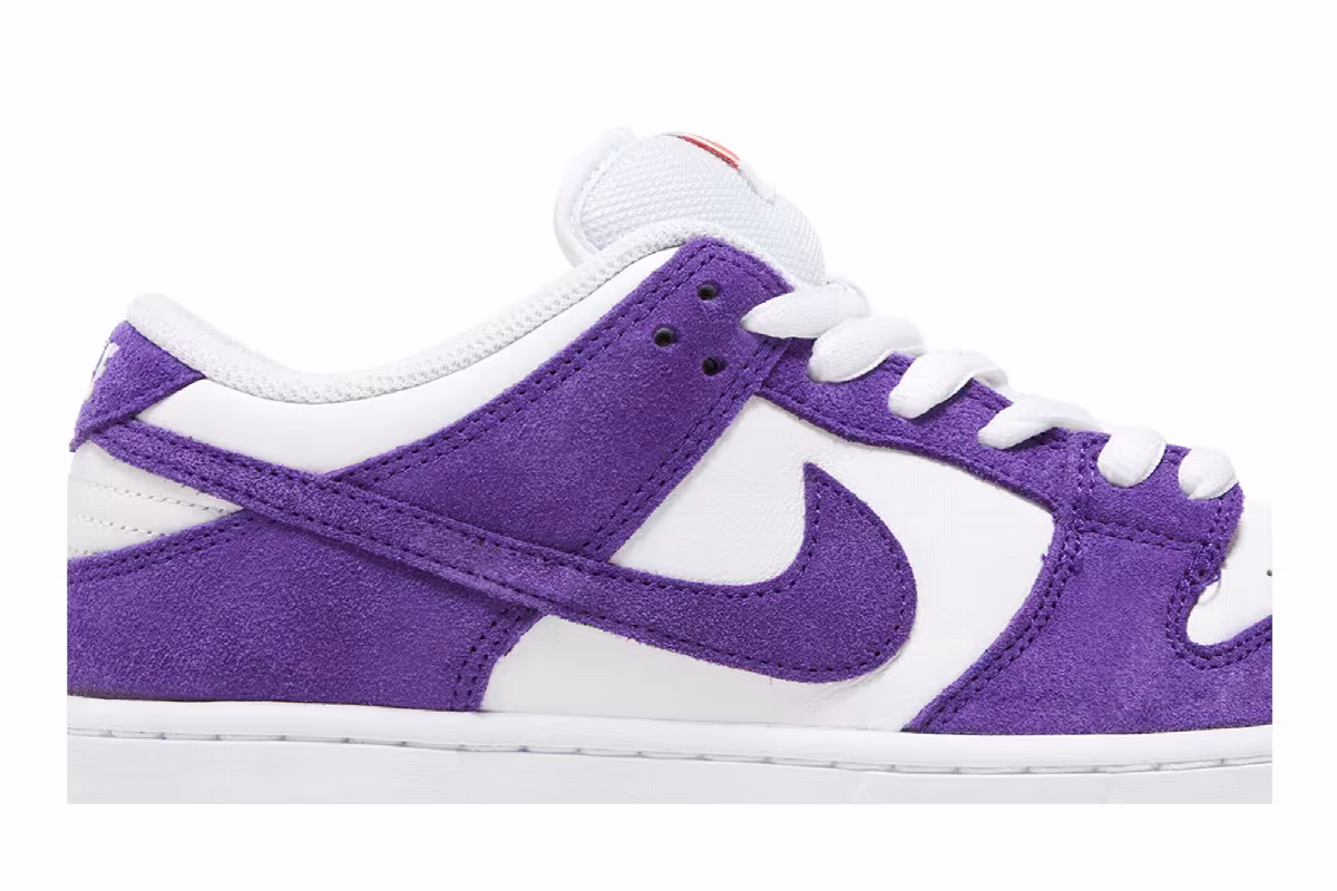 Nike Dunk Low SB Purple Suede, view 3