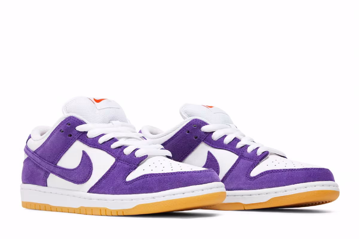 Nike Dunk Low SB Purple Suede, view 9